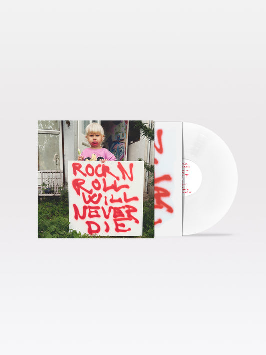 Frederik Valentin / Rock N Roll Will Never Die 12" / White (1st pressing)