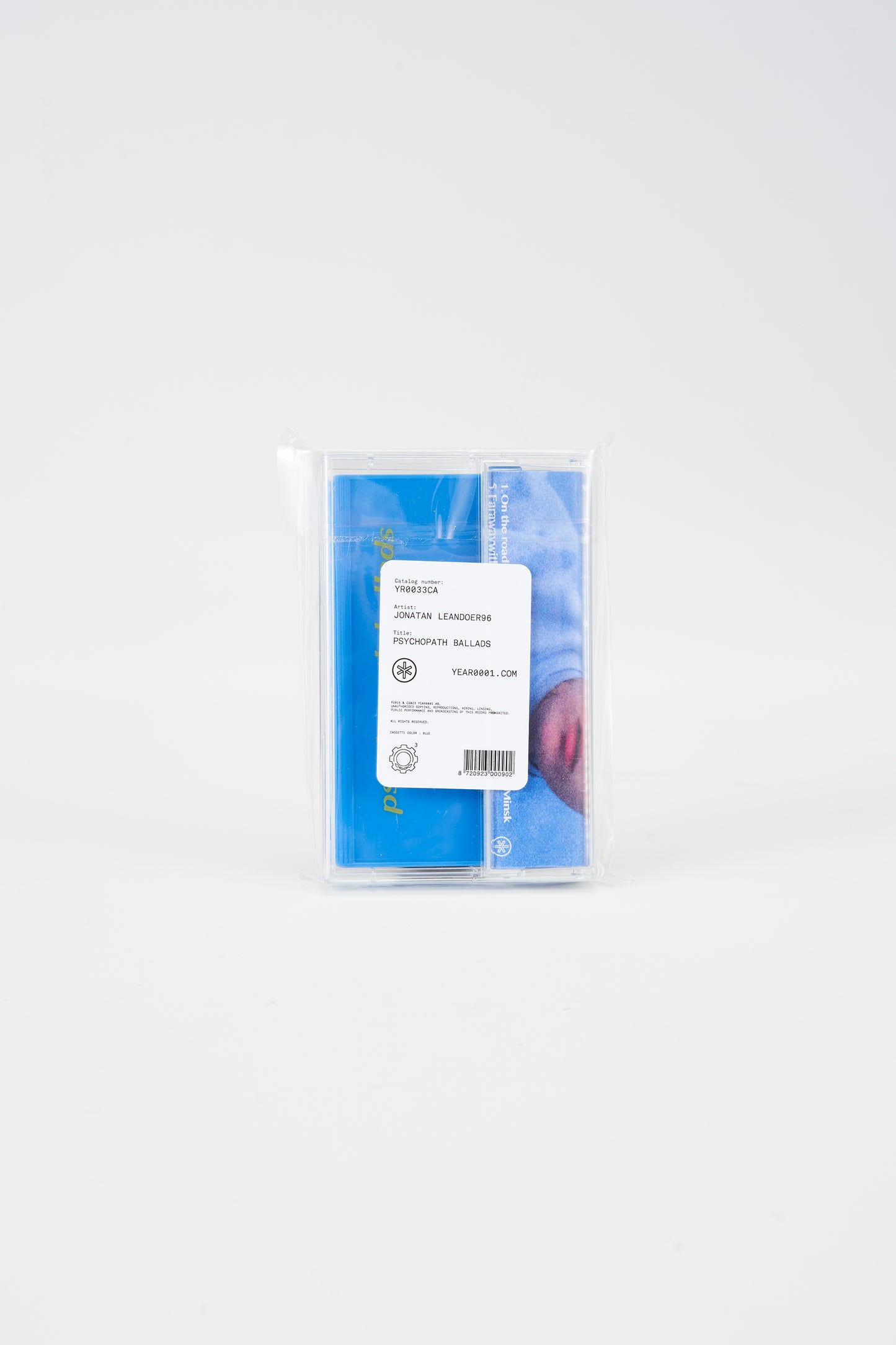 Jonatan Leandoer96 / Psychopath Ballads Cassette / Blue (3rd issue)