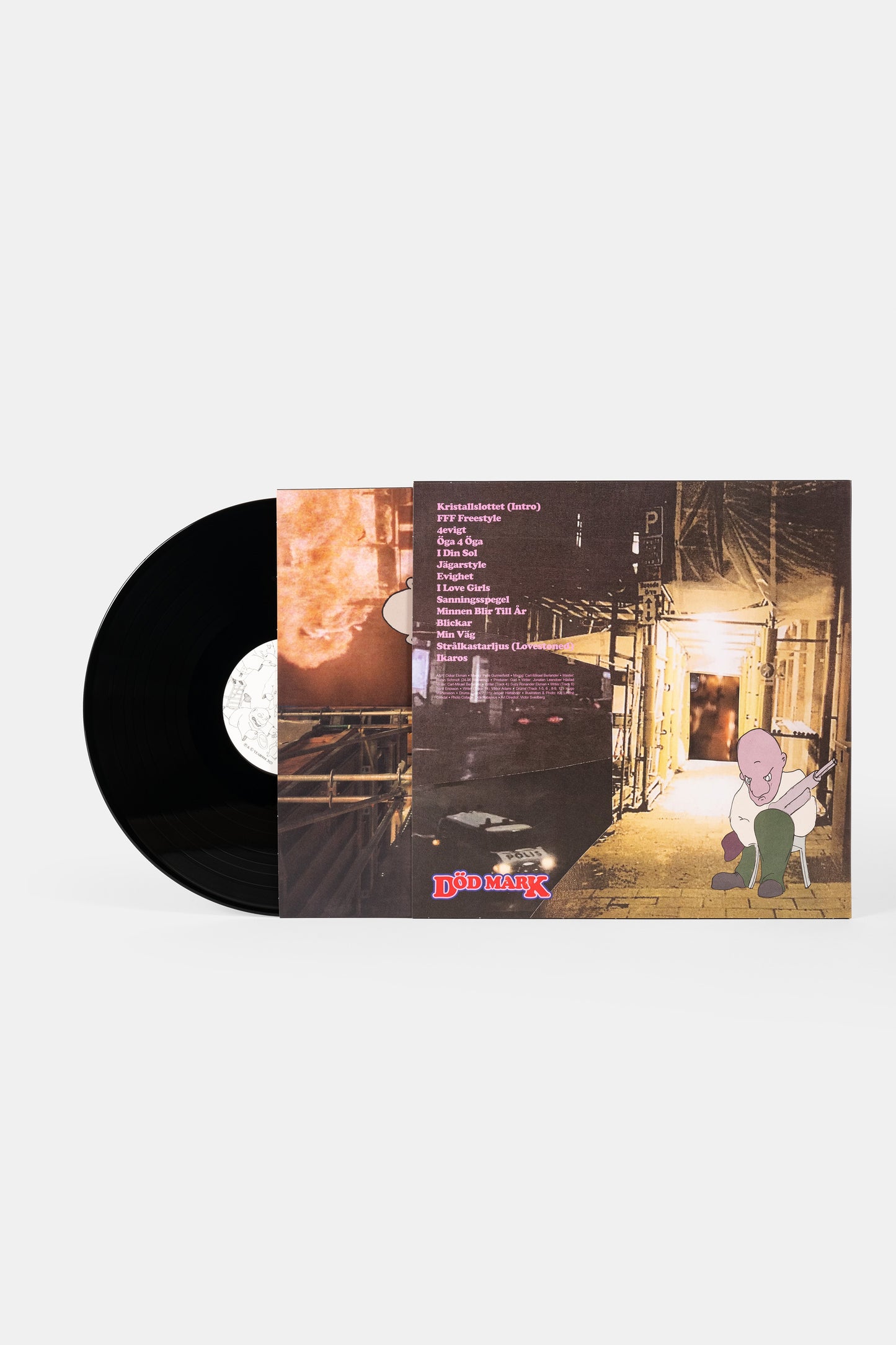 Död Mark / Död Mark 4Evigt 12" / Black (1st pressing)