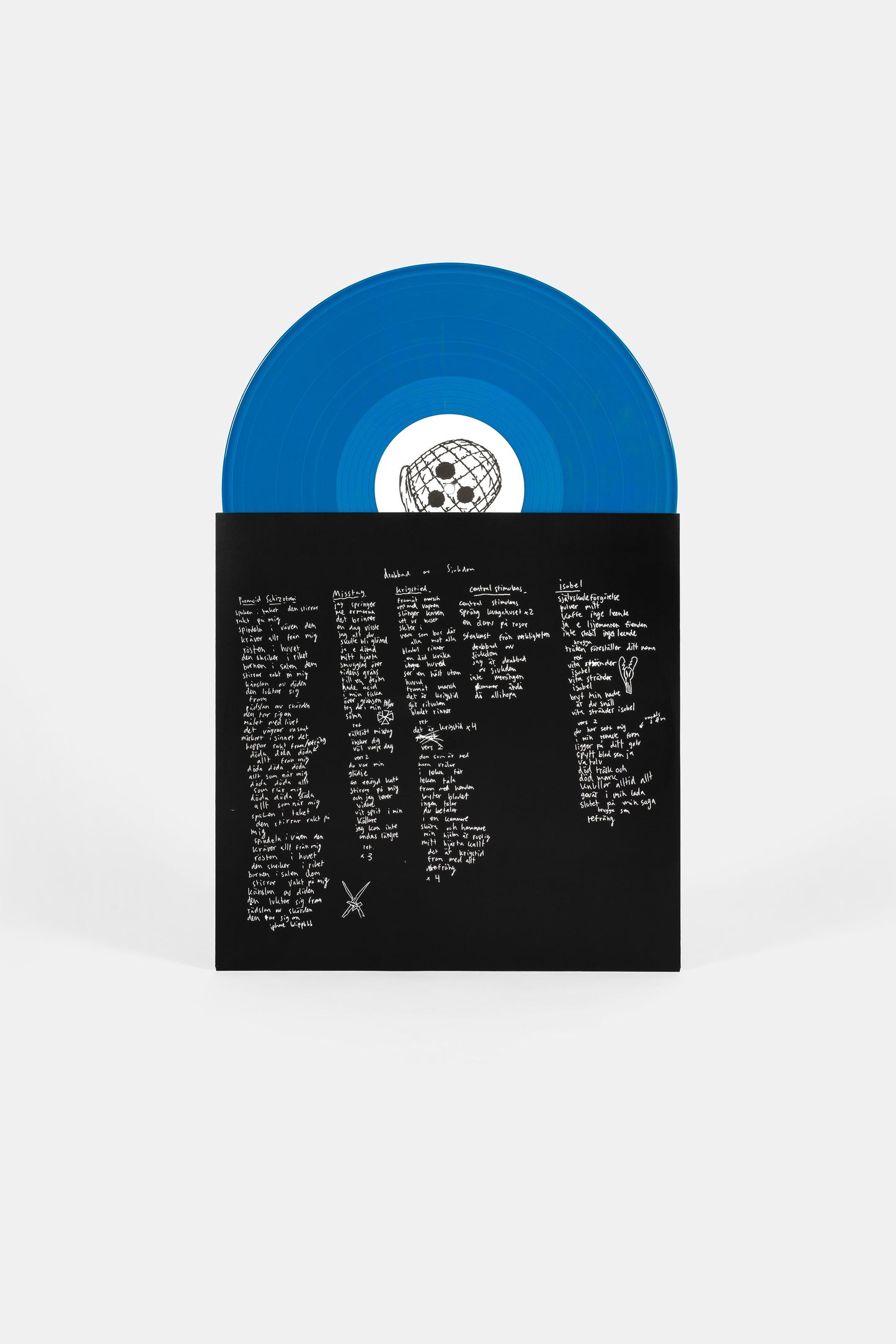 Död Mark / Drabbad Av Sjukdom 12" / Blue-Yellow (3rd pressing)