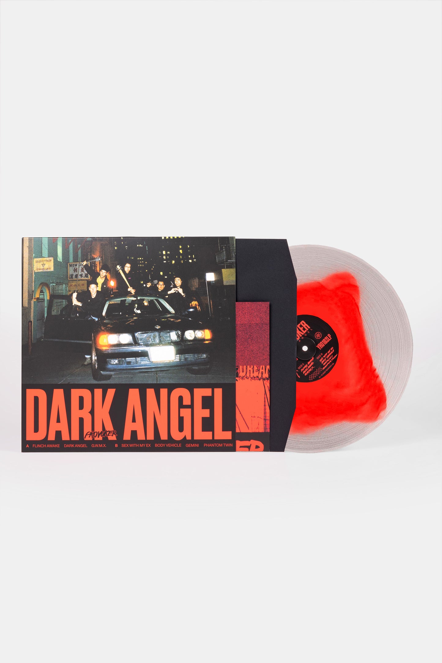 Provoker / Dark Angel 12" / Transparent-Red (2nd pressing)