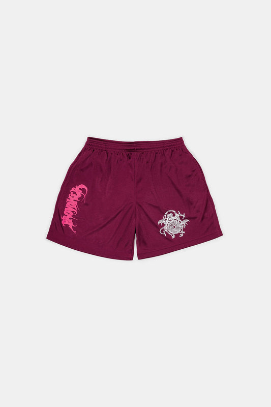 Provoker / Demon Compass Shorts / Maroon