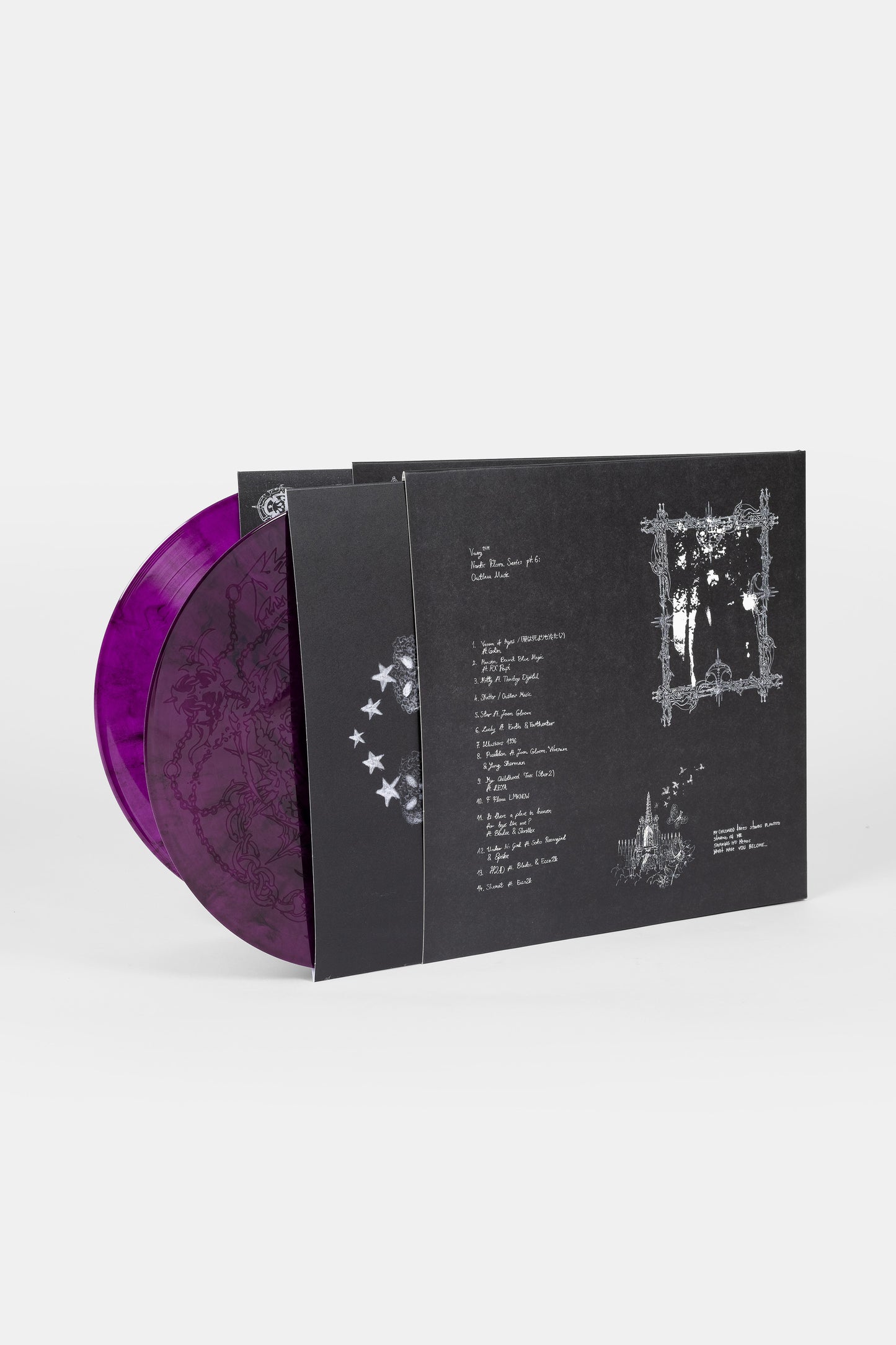 Varg²™ / Nordic Flora Series, Pt. 6: Outlaw Music 2x12" / Purple-Black (1st pressing)