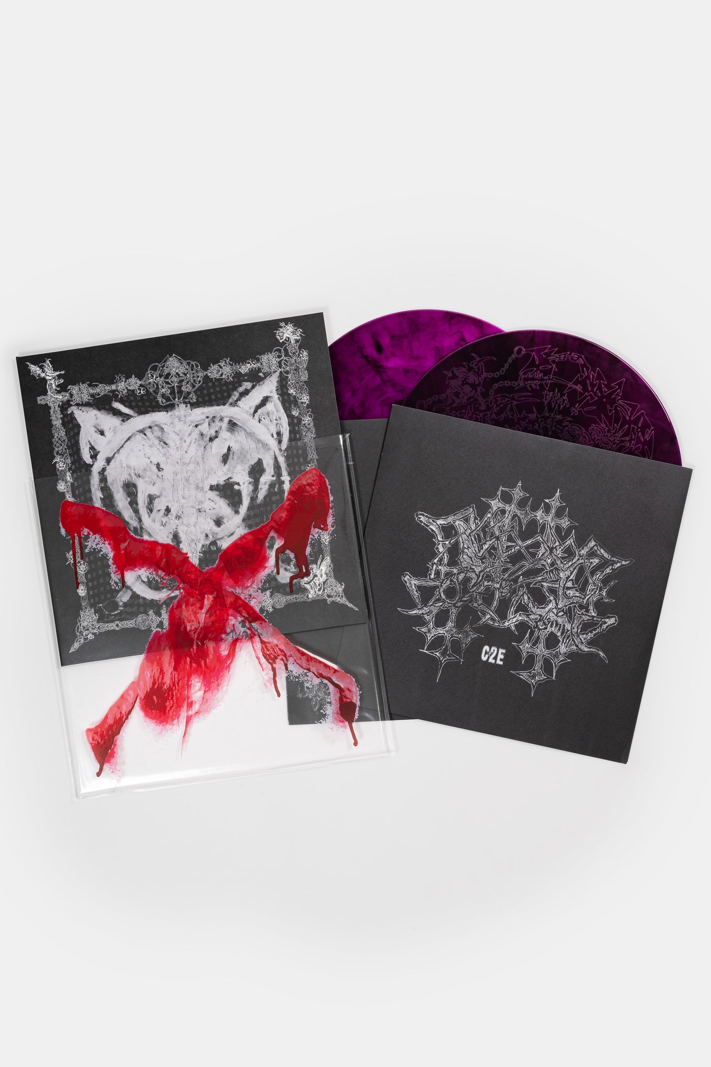 Varg²™ / Nordic Flora Series, Pt. 6: Outlaw Music 2x12" / Purple-Black (1st pressing)