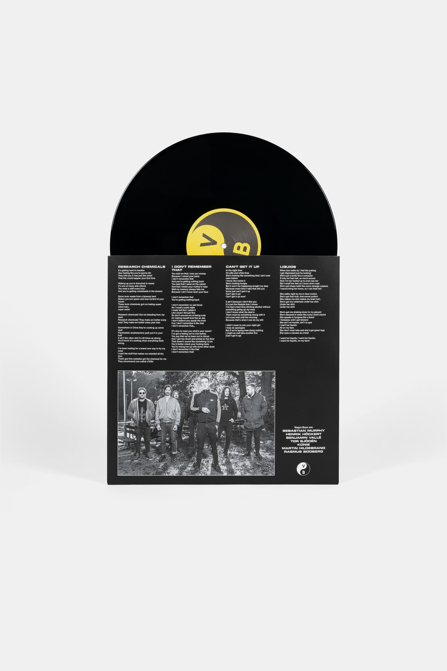 Viagra Boys / Consistency Of Energy 12" / Black (2nd pressing)