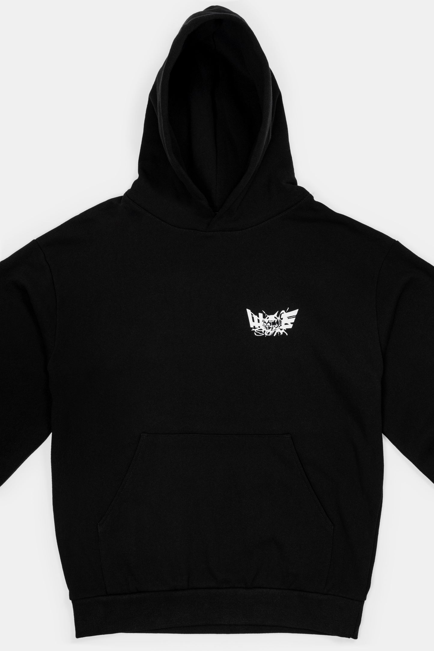 Woesum x Kurokamichain Hoodie / Black